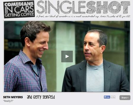 Comedians in Cars Getting Coffee photo, great show to listen to in the studio, btw.